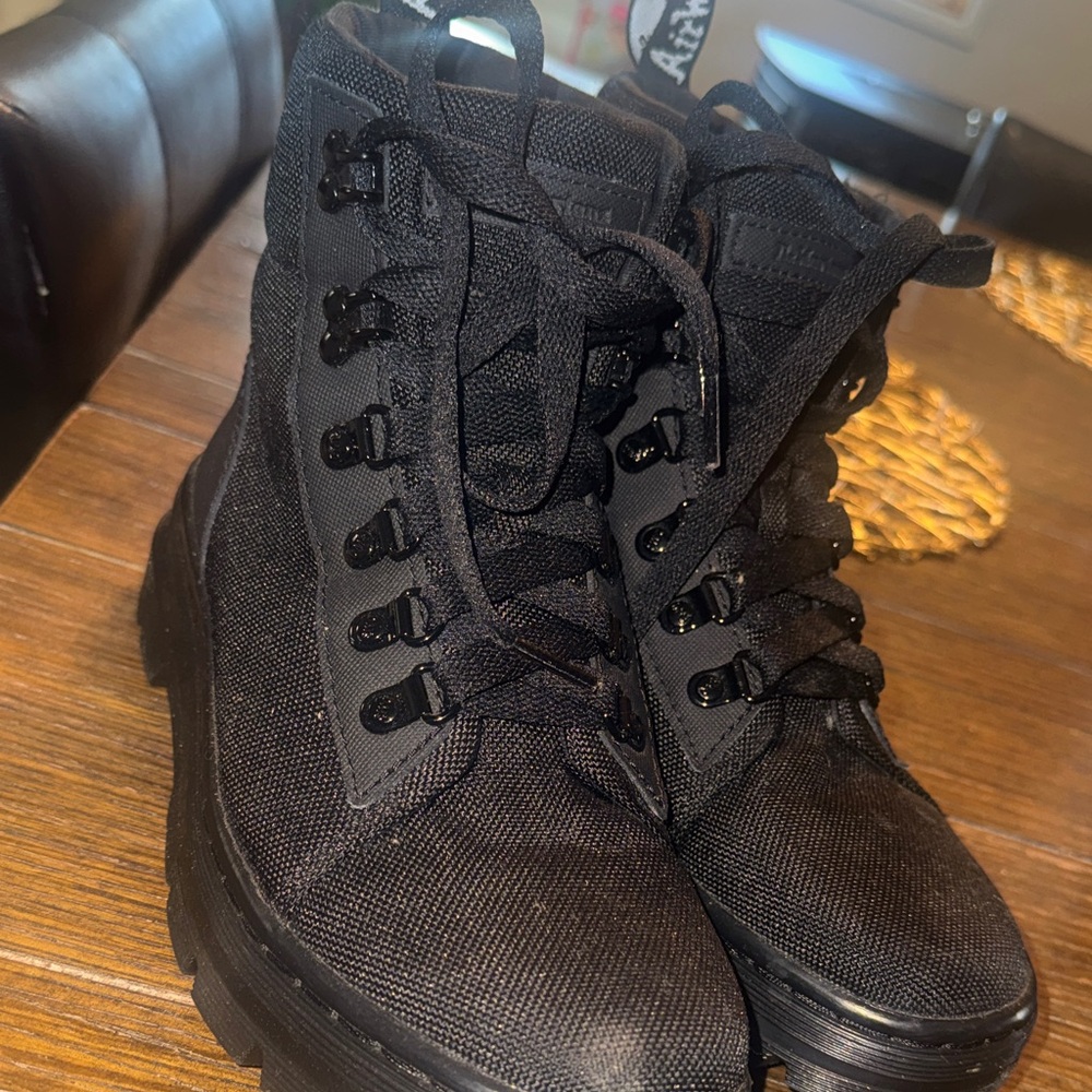 Dr.Martens Black Lace-Up Combat Boots